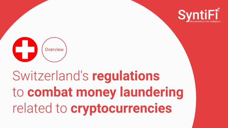Switzerland's regulations to combat money laundering related to cryptocurrencies