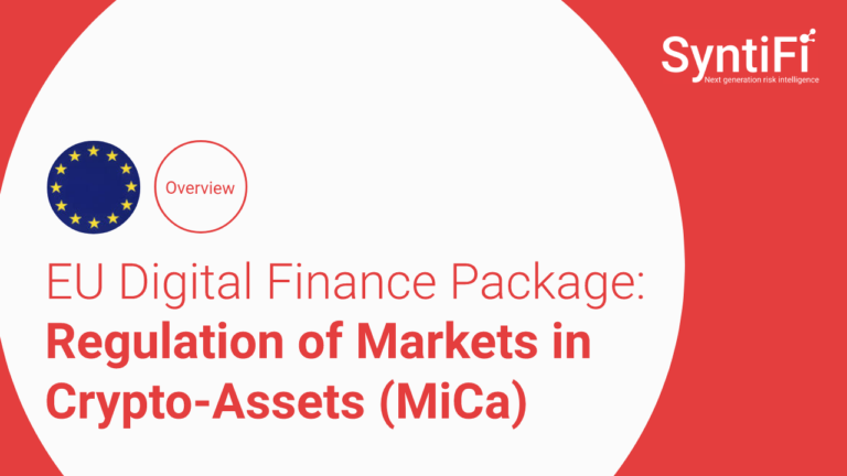 EU Digital Finance Package: Regulation of Markets in Crypto-Assets (MiCa)