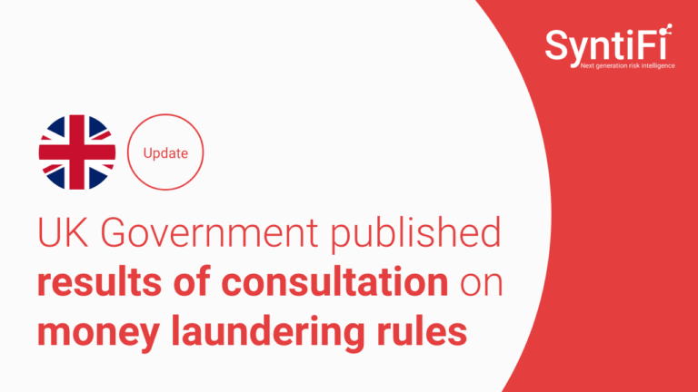 UK Government published results of consultation on money laundering rules