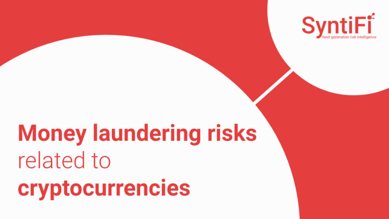 Money laundering risks related to cryptocurrencies